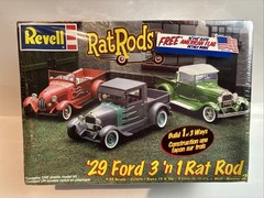 Vintage Revell Rat Rods ’29 Ford 3 n’ 1 Rat Rod 1/25 # 85-2348 Factory Sealed