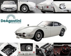 DEAGOSTINI Toyota 2000GT 1/10 Scale Full Kit Vol.1-65 Complete Japan
