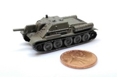 Takara 1/144 World Tank Museum 7. Russian SU-122 Assault Gun. In Green (#130)
