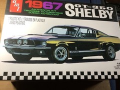 Amt Model Kit 1:25 Scale 67 Shelby Gt 350 ( Gauges) No Box Com Shipping