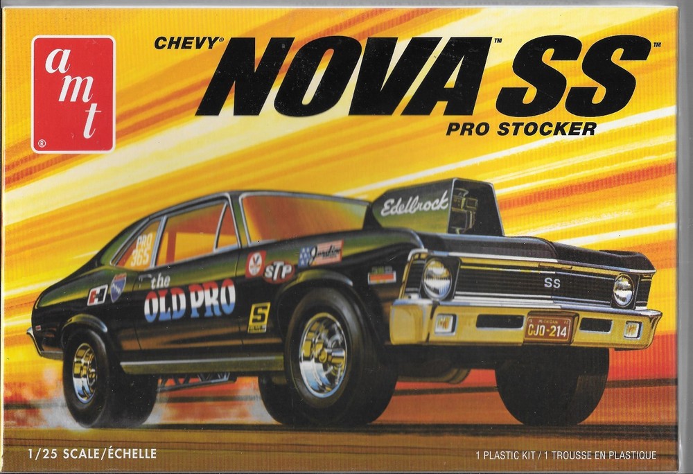 AMT Chevy NOVA SS PRO STOCKER, 1/25 1142 M /12 ST