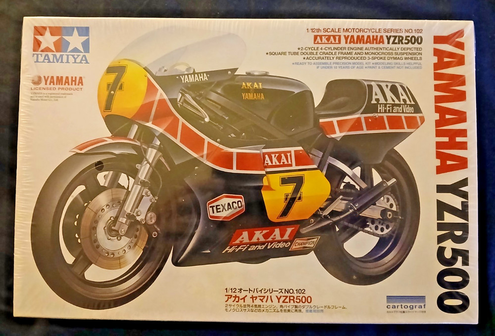 Tamiya 1/12 Yamaha YZR500 Akai Barry Sheene #14102 Sealed NEW