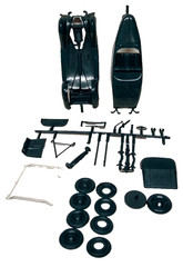 3 LOT Life-Like Hobby Kits ’36 Ford ’32 Plymouth Roadster ’34 Coupe 1/32 Model
