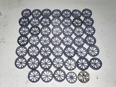 Junk Lot Of Resin Drag Rims 1:24 1:25 – Can Possibly Be Fixed – Not Sure