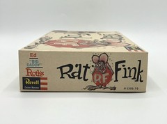 Vintage 1963 Revell Rat Fink Model Kit Ed Big Daddy Roth Partially Built