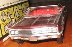 AMT 1966 Chevy Impala SS HT 3-in-1 Kit #6726 Stock Survivor Nice Built in Box 66