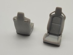1/24 And 1/25 Recaro Sport seats for model cars (2 pac)