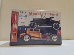 AMT 1925 Model “T” Ford Two 3 In 1 Kits 1/25 Scale Model Kit #626 Factory Sealed