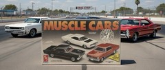 NEW Sealed AMT 3 Muscle Car Kits 66 Fairlane-68 Road Runner-65 GTO “Bent Box”