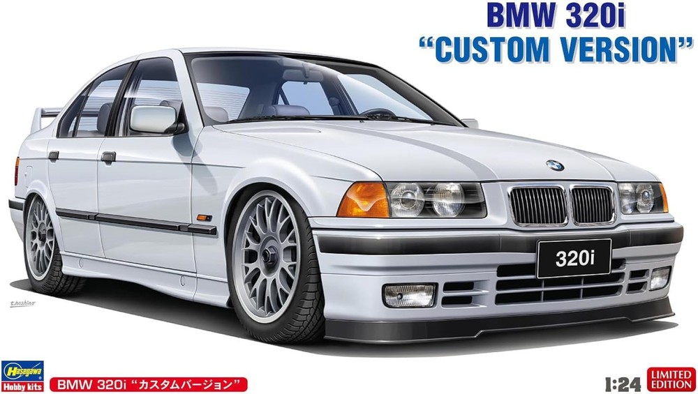 Hasegawa 1/24 Scale BMW 320i Custom Version Plastic Model Kit 20831