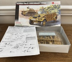 BEGO GERMAN PKW.K1 KUBELWAGEN TYPE 82 ITEM B35-001 MODEL KIT 1/35TH SEALED PARTS