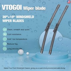 VTOGOI Wiper Blades With Rear Wiper Blades Set For Mini Cooper Countryman