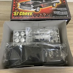 Revell Motorworks 57 Chevy 1/24 scale model kit open box complete