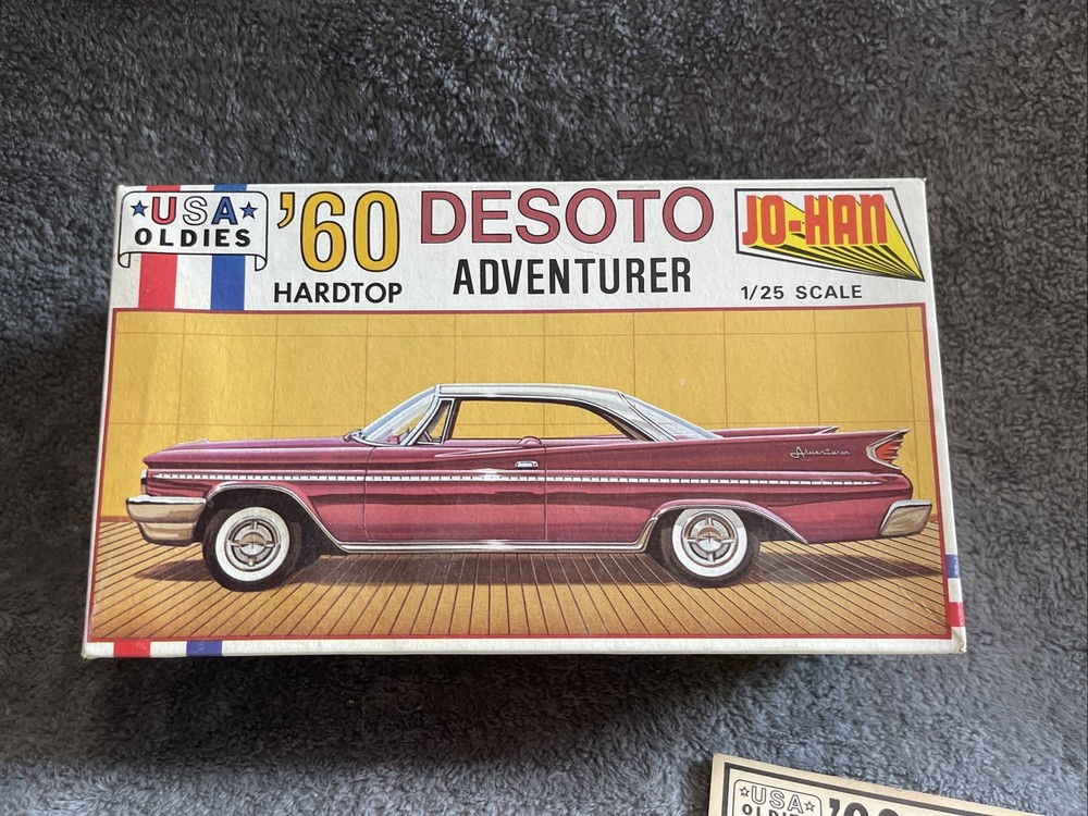 Jo-Han 1960 DeSoto Adventurer Hardtop Vintage Open Box Model Car Kit