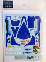 Decalpool 1/20 Nokia Tyrrell Yamaha 023 1994 Decal Sheet DP266 for Tamiya Kit