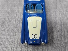Vintage Tameo Ferrari 340 1952 Cabriolet Mexico Blue 1/43 Built Model