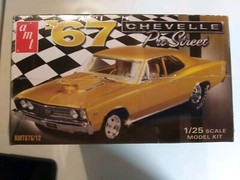 Amt 876/12 ‘67 Chevelle Pro Street 1/25 Model Kit Box Sealed