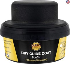 Dura-Gold Premium Black Dry Guide Coat Kit, 7 Ounces (200 Grams) – Powder that