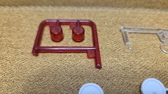 1968 Dodge CORONET R/T rotating red emergency lights 1:25 MPC Model Kit PARTS