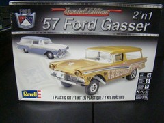 REVELL “SPECIAL EDITION” 57 FORD GASSER STATION WAGON SEALED OUTSIDE NICE DECALS
