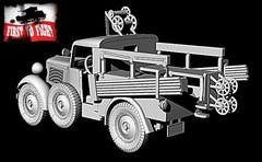 First to Fight 130 Polish Fiat 508/518 Telephone Tractor scale 1/72