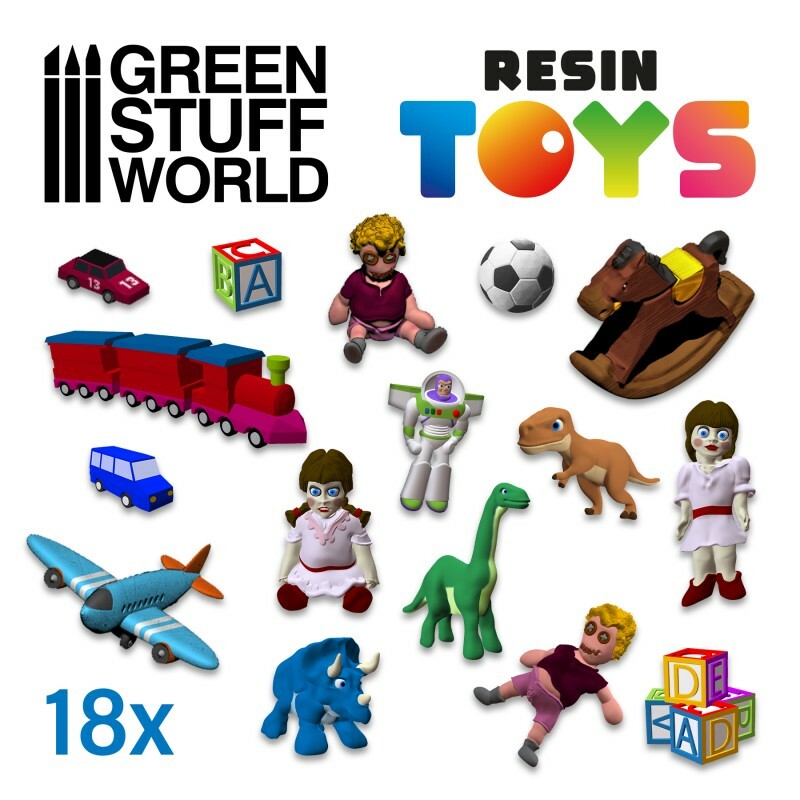 Children Toys Resin Set – Modelling Wargames bear children toys warhammer 40K
