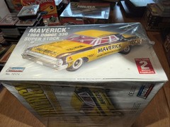 Lindberg Maverick 1964 Dodge 330 Super Stock 1:25 Factory Sealed Model Kit