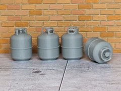 1/18 Scale Propane Tanks – Diorama Accessory (set of 4)