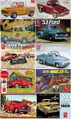 TRAILER TOUNGUE & HITCH , PIN/BALL from 53 Ford F100 Hauler AMT 1:25 Model Kit