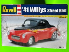 1941 WILLYS STREET ROD MODEL KIT REVELL 1/25 SCALE BRAND NEW SEALED COOL LOOK!!