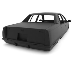1/25 Scale Resin 1993 Cadillac Fleetwood Body 3D Printed
