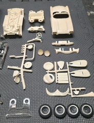 67 year old VINTAGE – AMT / SMP 1959 Corvette convertible 3in1 Customizing kit