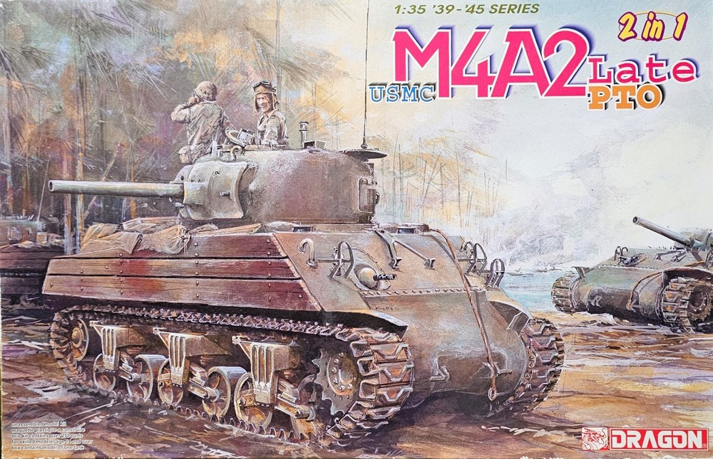 1/35 Dragon 6462: M4A2 Sherman USMC Late PTO