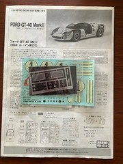 Fujimi 1/24 Ford GT40 Ken Miles #1 LeMans 1966 Priced to Sell!