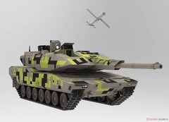 Amusing 35A047 1/35 KF51 PANTHER 4th Generation Main Battle Tank model kit