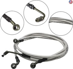 SuperATV Polaris Extended Front/Rear Brake Lines for Polaris RZR 800 / S 800/4