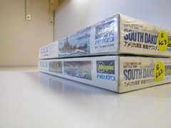 Hasegawa 1:700 Scale Water Line Battleship South Dakota model kit # WL-BL119:750