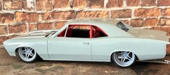 1/24 Scale: 21/20 Inch “Weld S81” Wheels W/ Wide Rear Street Tires