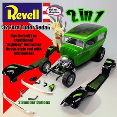 REVELL 14553 1/25 1932 FORD TUDOR SEDAN 2 IN 1 MODEL KIT