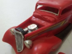 Vintage Ford coupe junk parts built model cars(please read)