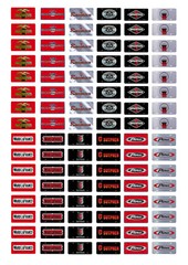 1/43 scale model car assorted fire truck manufacturer company license plates tag