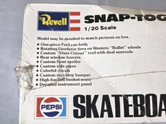 RARE Vintage 1/20 REVELL PEPSI SKATEBOARD VAN No. 6401 NOS FACTORY SEALED 1979