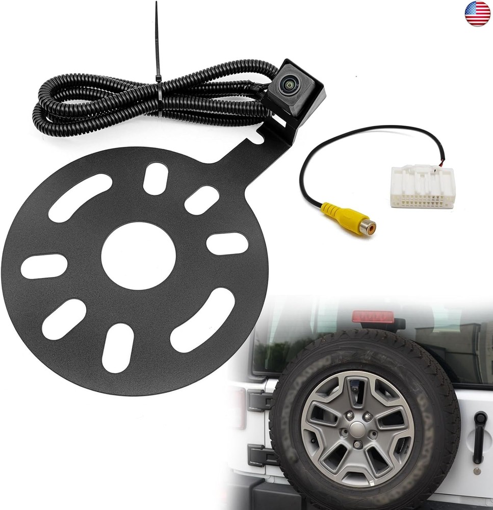 Spare Tire Backup Camera, Car Rear View Back Up Camera for Jeep Wrangler Spare
