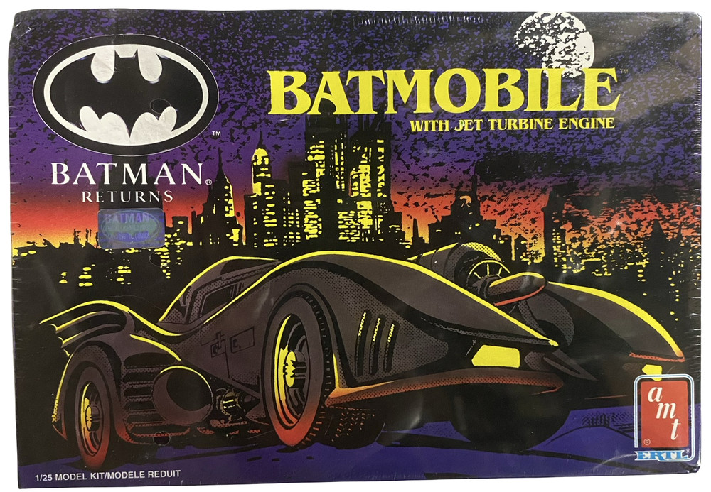 AMT/Ertl Batman Returns Movie Batmobile Vtg 1992 1:25 Model Kit NEW SEALED #6650