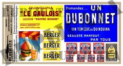 Diorama – 1/35 French Advertisement Posters, Various Sizes #3 – WW2 (2 sheets)