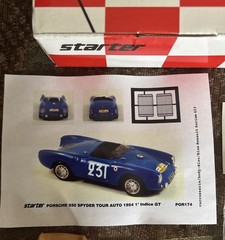 Starter Porsche 550 Spyder Tour Auto 1954 231 Indice GT Resin Car Kit 1:43
