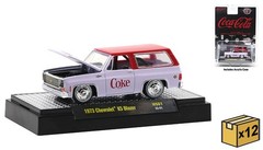 M2Machines 51500-HS01-CASE 1/64 Scale Coca-Cola – 1973 Chevrolet K5