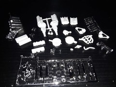 1/25 scale Model car parts AMT Ford 427 Wedge & SOHC engine