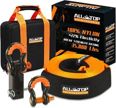 Durable Nylon Recovery Kit with 35,000lb Strength: Complete SUV Solution