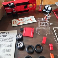 Vtg General Lee Dodge Charger & 57 Chevy Hardtop 1/25 Parts Or Repair SEE